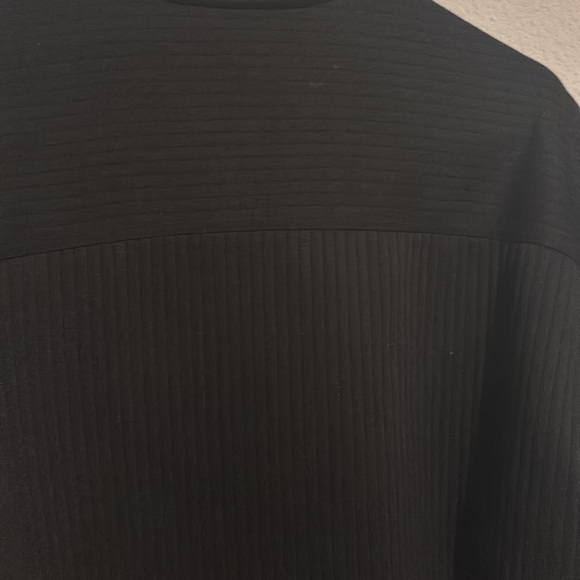 H&M LONG SLEEVE BUTTON DOWN SHIRT in BLACK - Picture 3 of 6